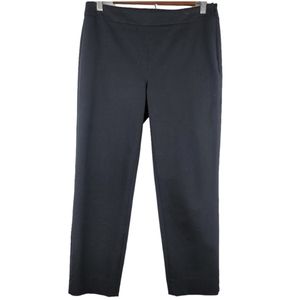 Talbots Chatham Black Crop Pants Sz 2P